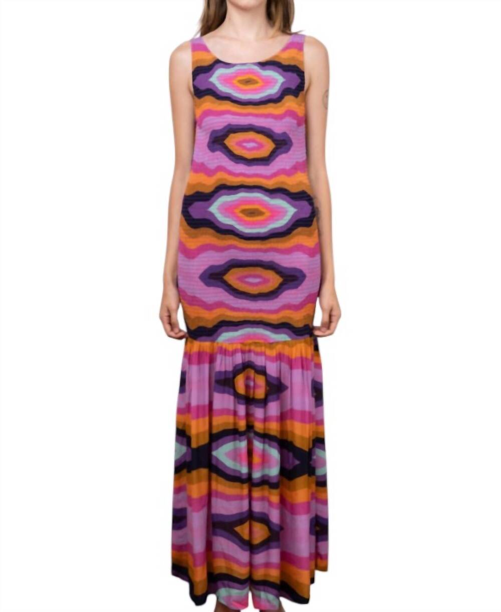NEW SHINE silk ruched dress in pink
